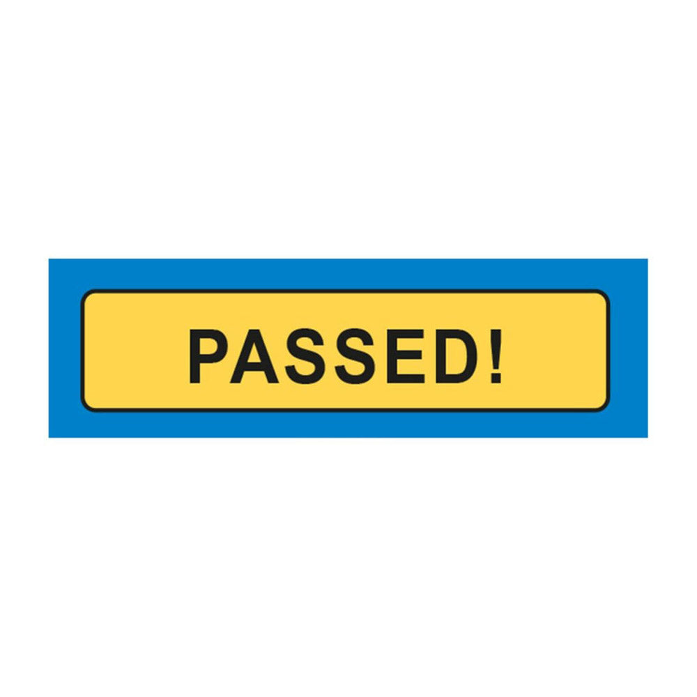 Passed License Plate Keyring