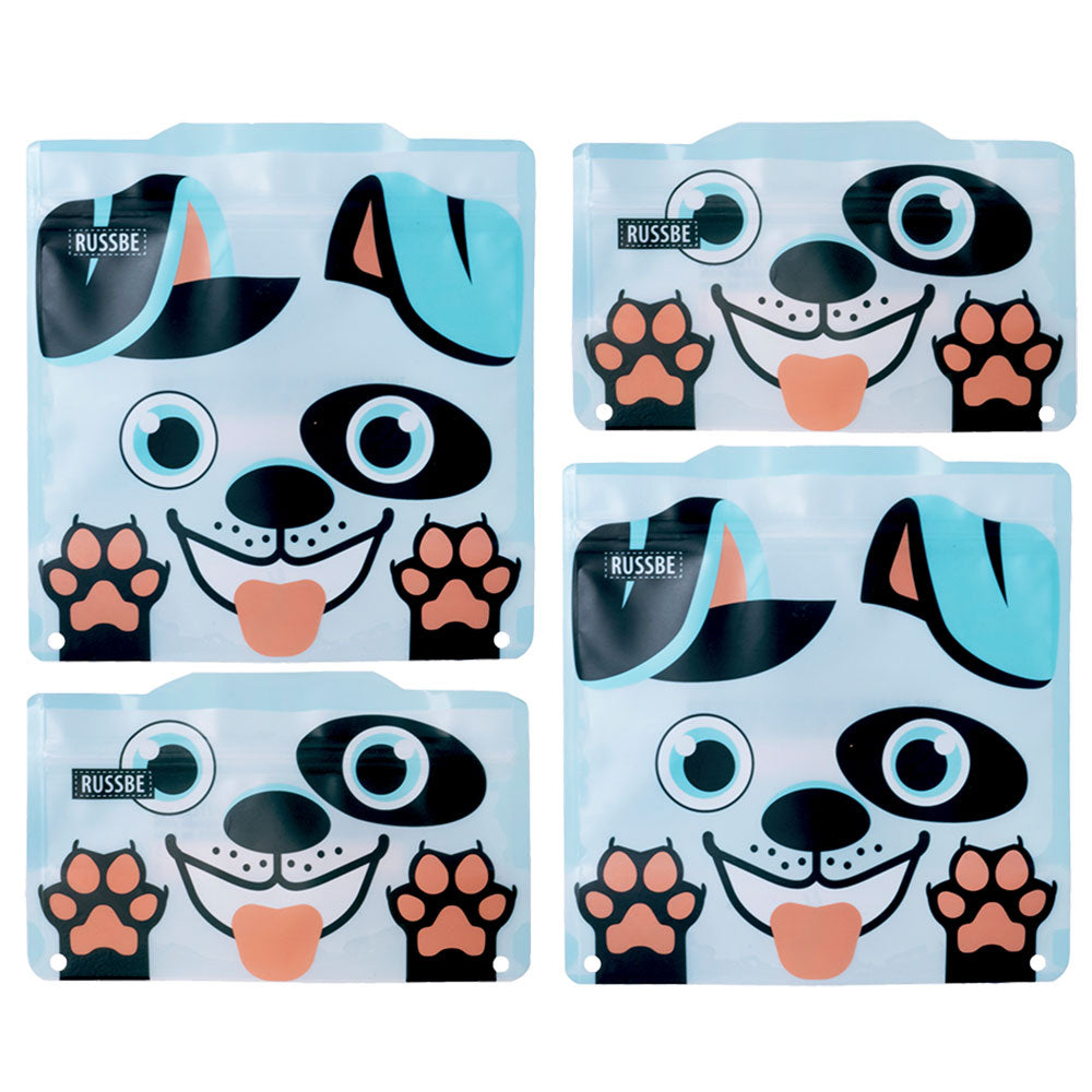 Russbeスナック/サンドイッチバッグ(4のセット)