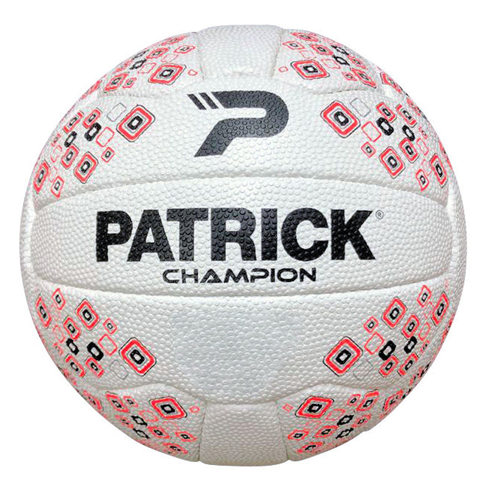 Patrick Champion Netball Size 5 (Fluoro Orange/Black/Silver)