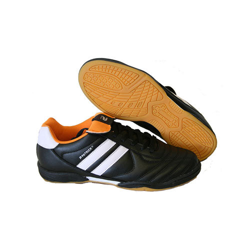 Patrick Indoor Football Shoe (Black/White/Orange)