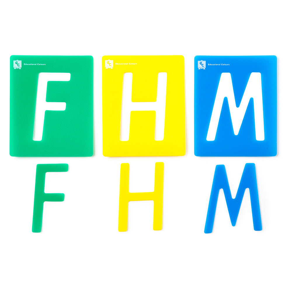 Alphabet Upper Case Stencil Set