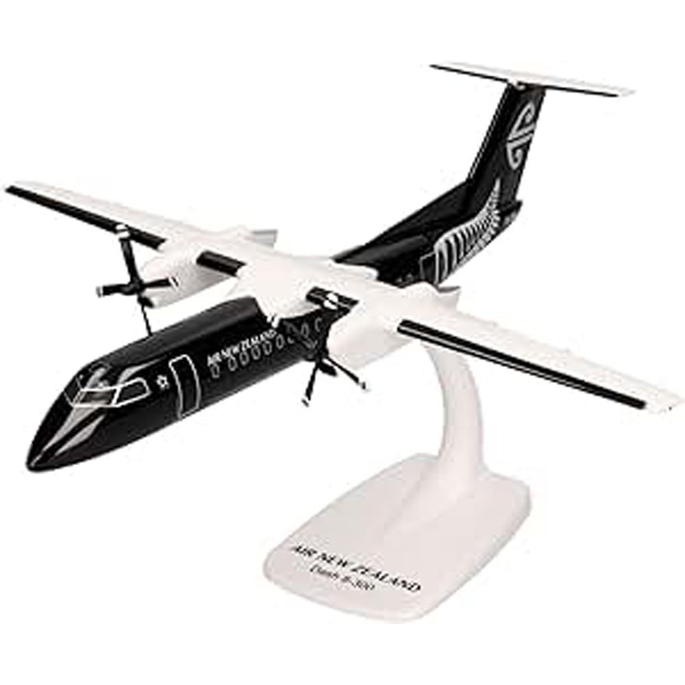 Air New Zealand DHC-8-300 All Black Livery ZK-NEM 1/100 Snap Fit Model