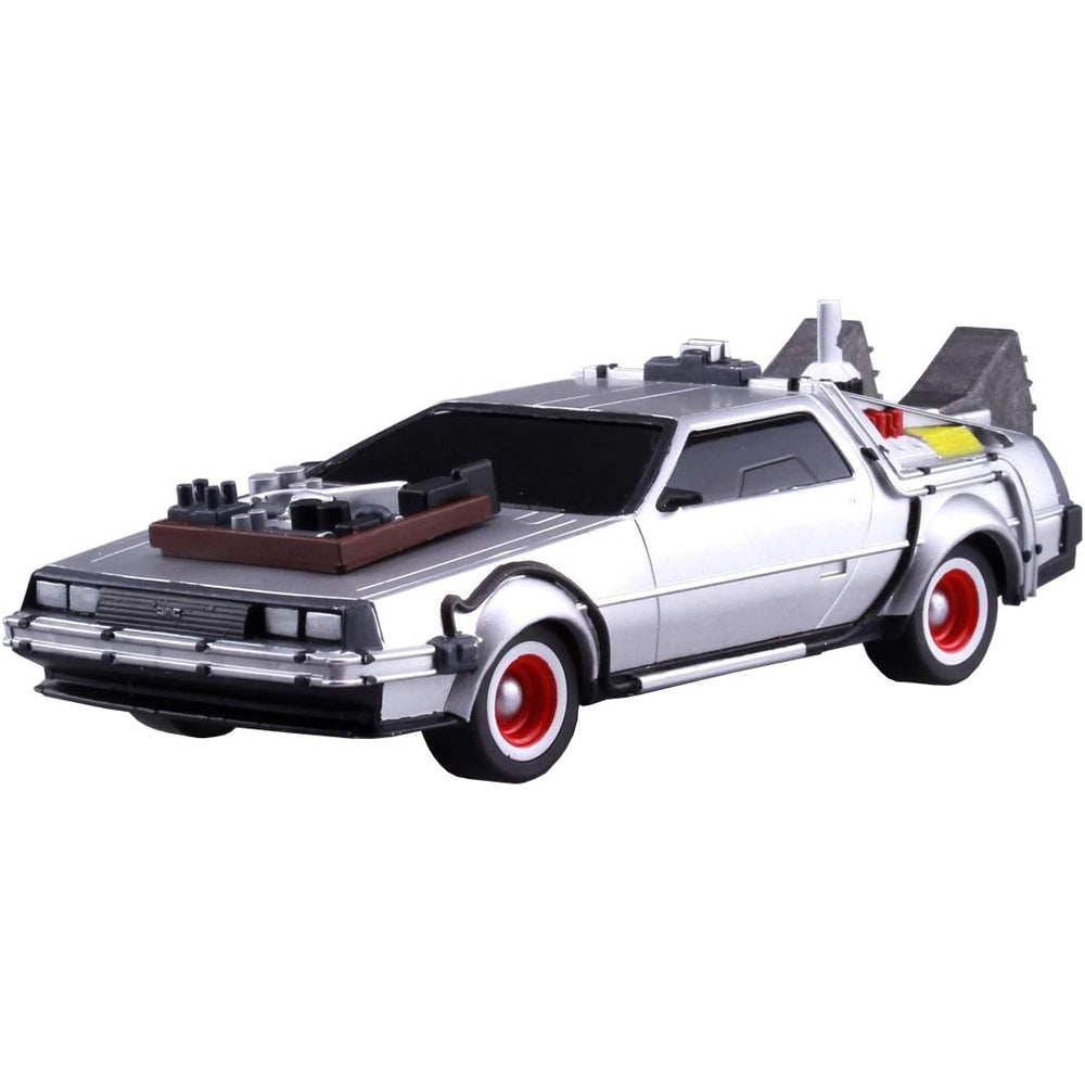 Back to the Future Pullback DeLorean from Part 3 and Railroad 1/4 Model