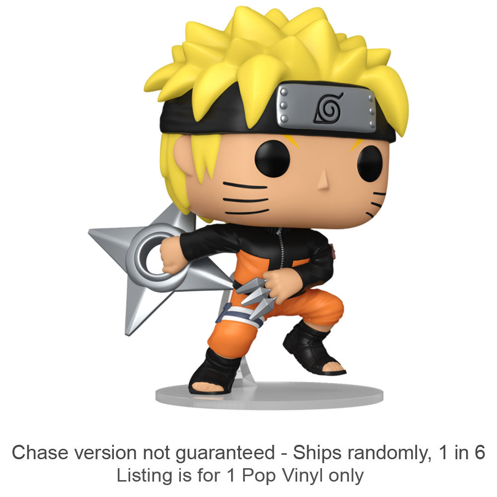 Naruto Uzumaki with Shuriken Pop! Vinyl Chase Ships 1 in 6