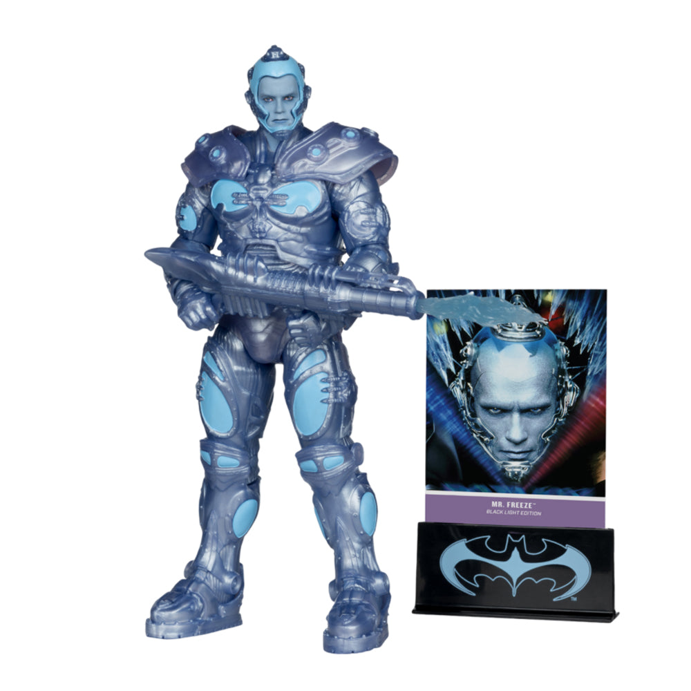 Batman & Robin Mr. Freeze Black Light Gold Label 7" Figure