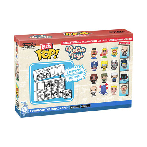 Retro Toys Mr. Monopoly Bitty Pop! 4-Pack