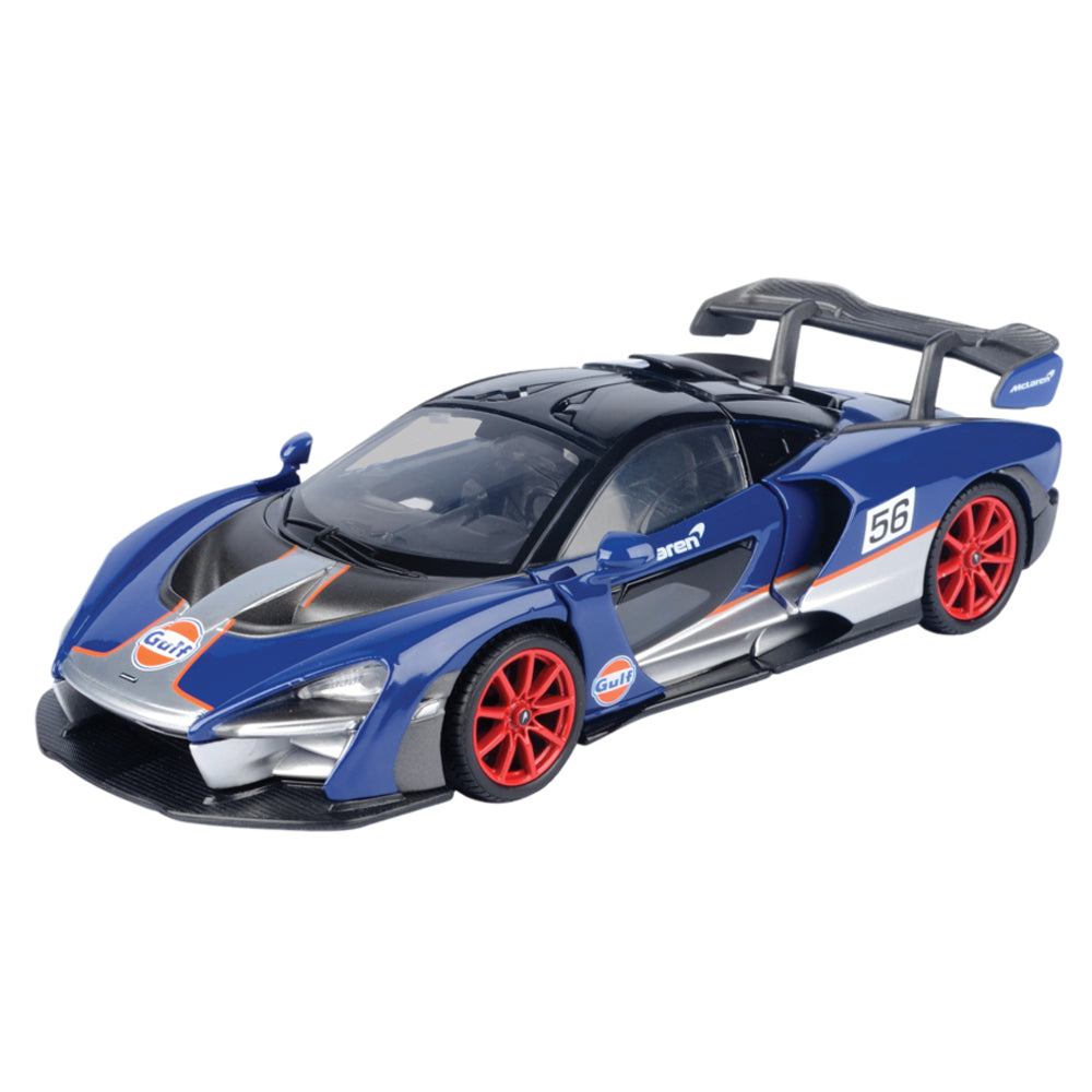 Gulf Collection Mclaren Senna w/ Gulf Livery 1:24 Diecast