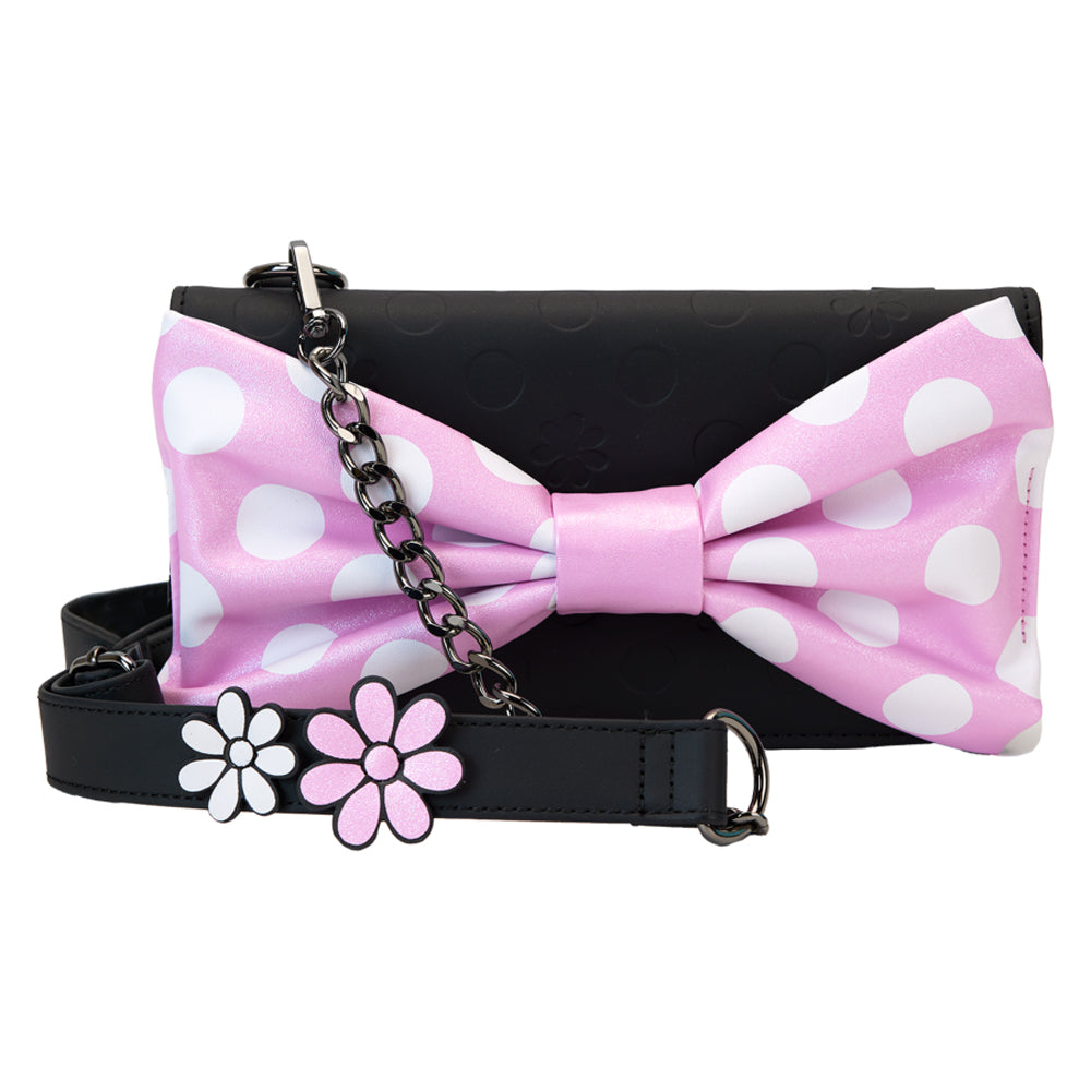 Disney Minnie Floral Rock the Dots Clutch Crossbody Bag