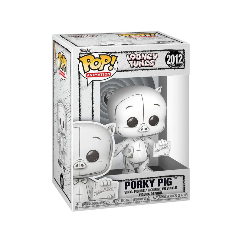 Looney Tunes: Sketched Porky Pig Pop! Vinyl