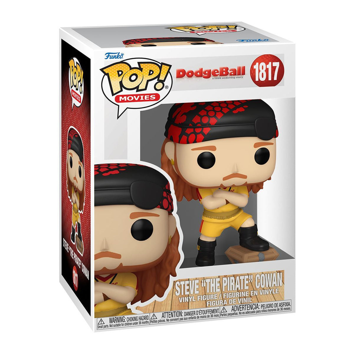 Dodgeball Steve “The Pirate” Cowan Pop! Vinyl