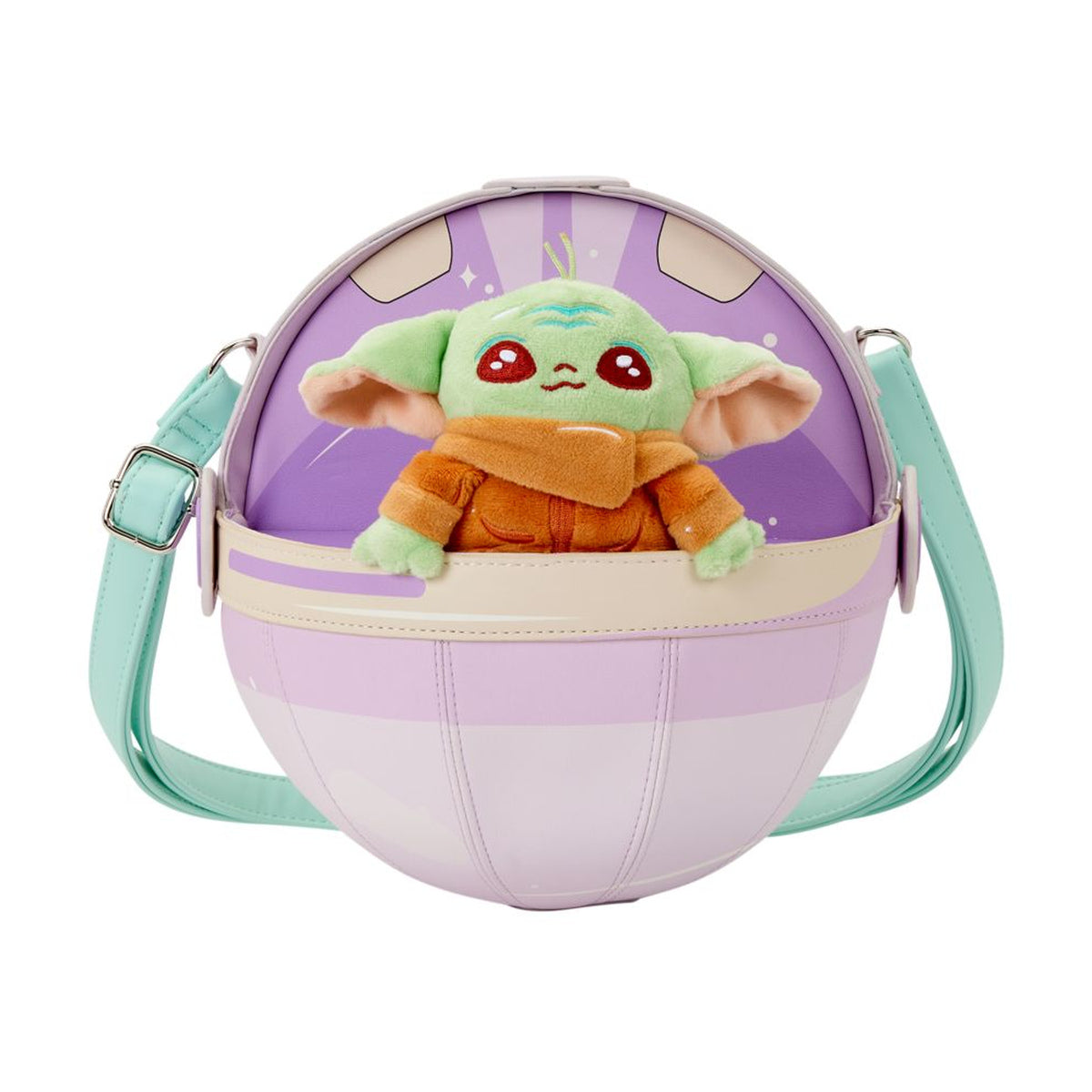 Star Wars: Mandalorian Grogu Figural Plush Crossbody Bag