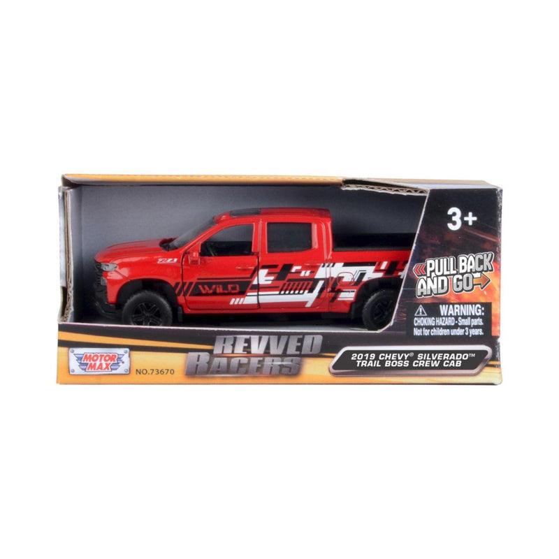 Revved Racers 1:32 2019 Chevy Silverado Trail Boss Crew Cab