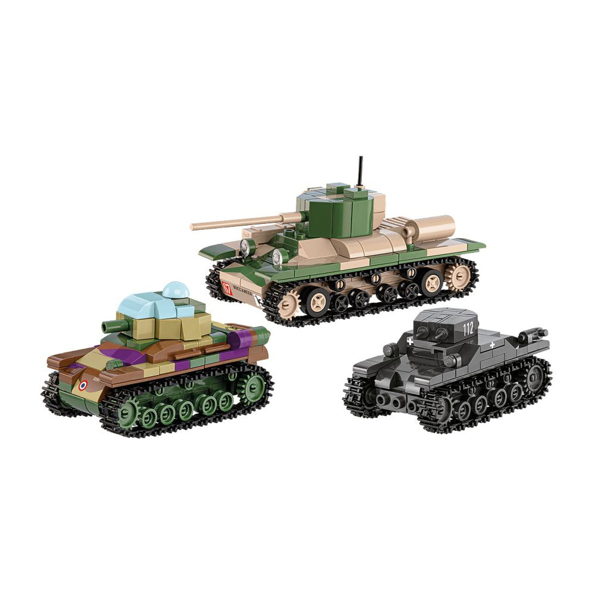 World War 2 Renault, Valentine, Panze (595 Pcs)