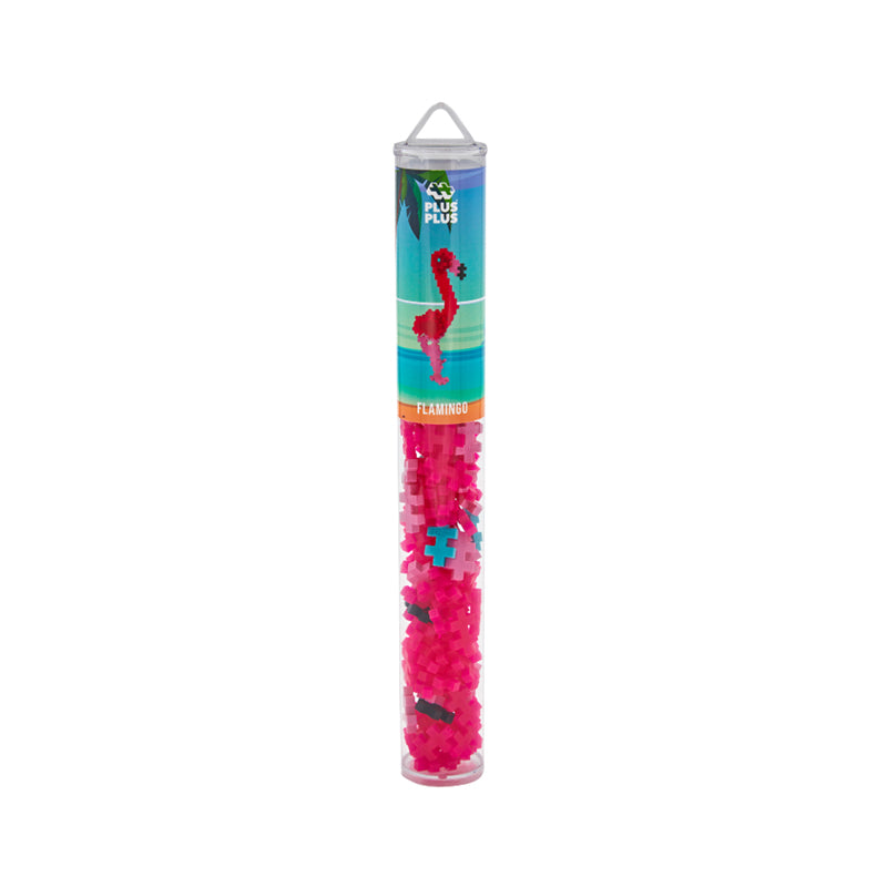 Plus-Plus Flamingo Building Blocks Tube 100pcs