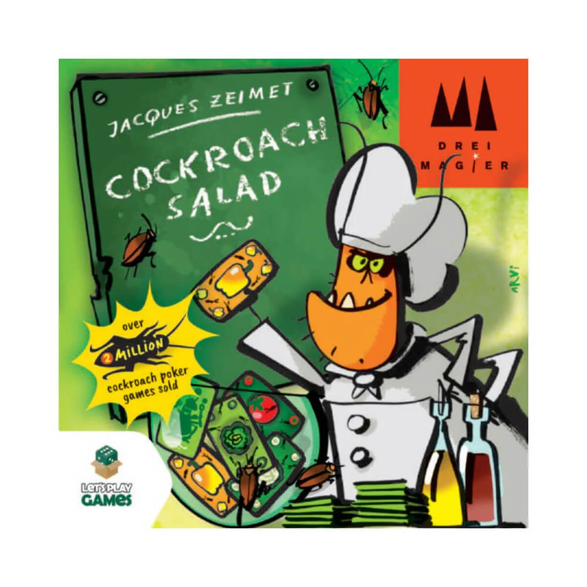 Cockroach Salad (Kaker Laken Salat) Board Game