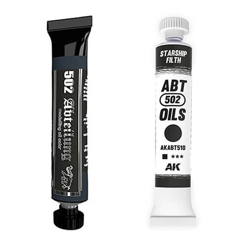 Abteilung 502モデリングオイルの色