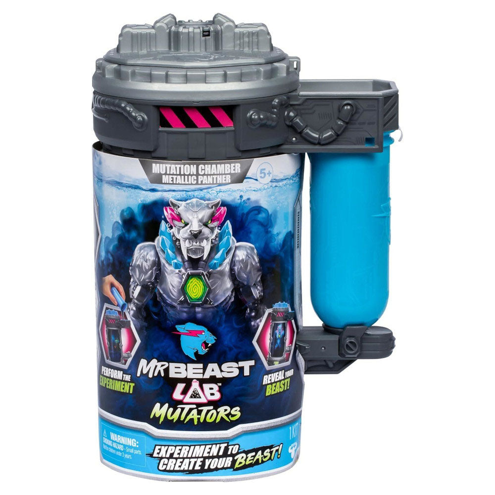 Mr Beast Lab Mutators W1 Mech Mutation Chamber Panther Figure