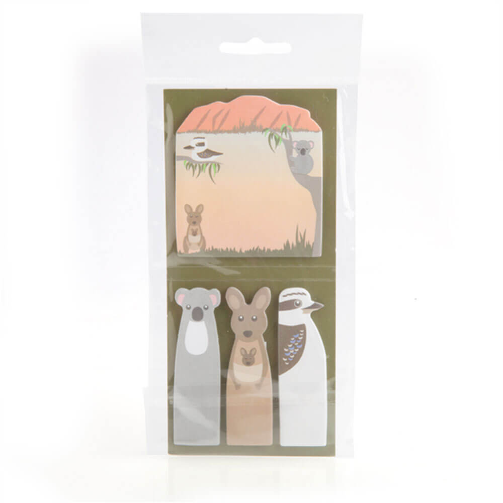 Blaue Bilby-Haftnotizen