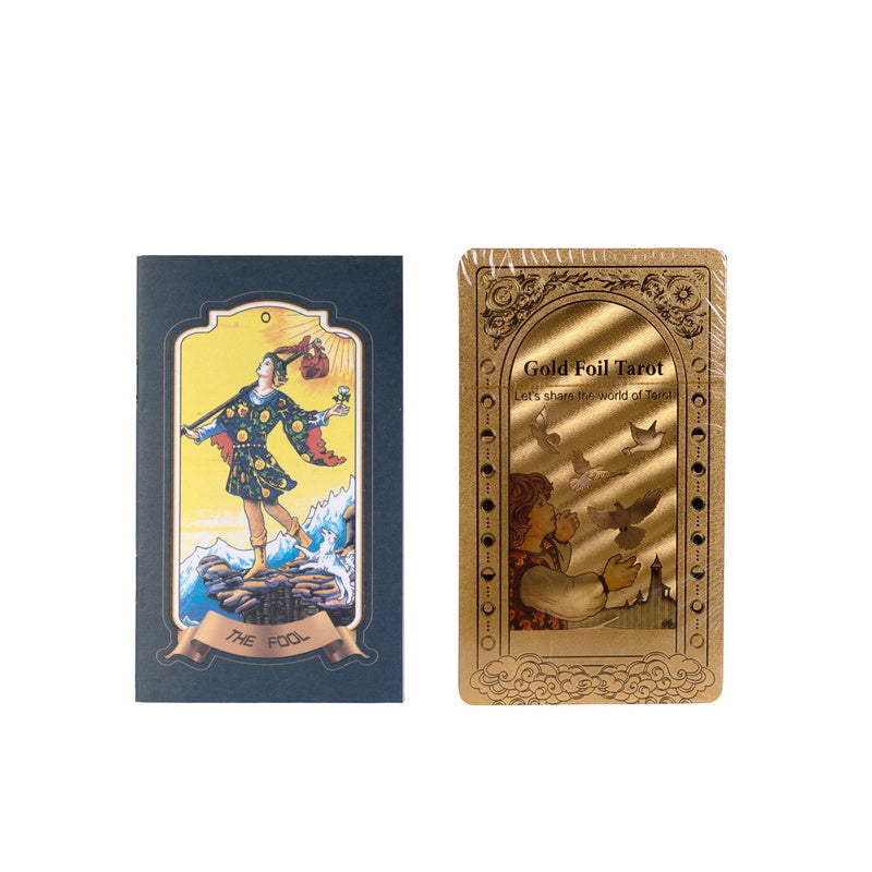 Pink Gold Foil Tarot Card Pack