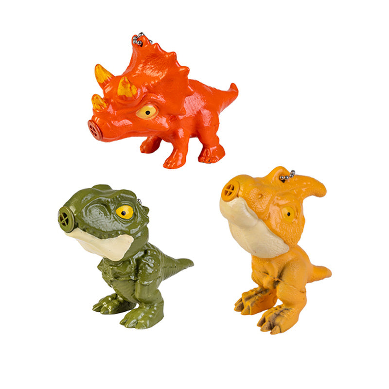 Squeaky Dino Keychain Toy (1pc Random)
