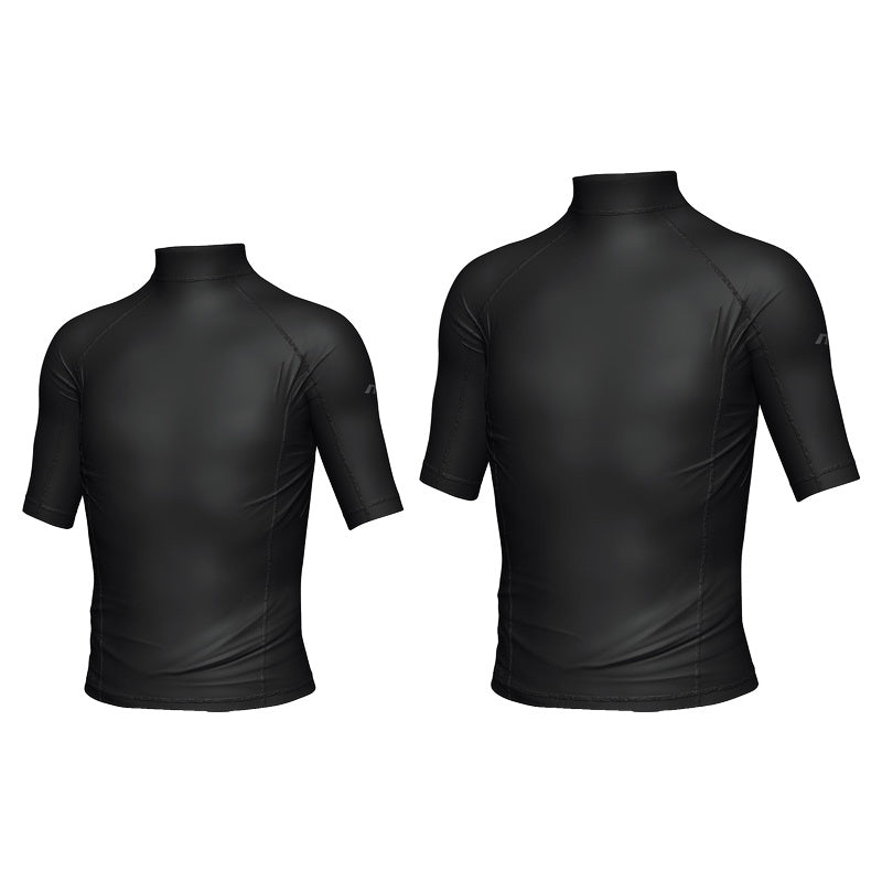 Mirage Kids' Short Sleeve Rash Top (Black)