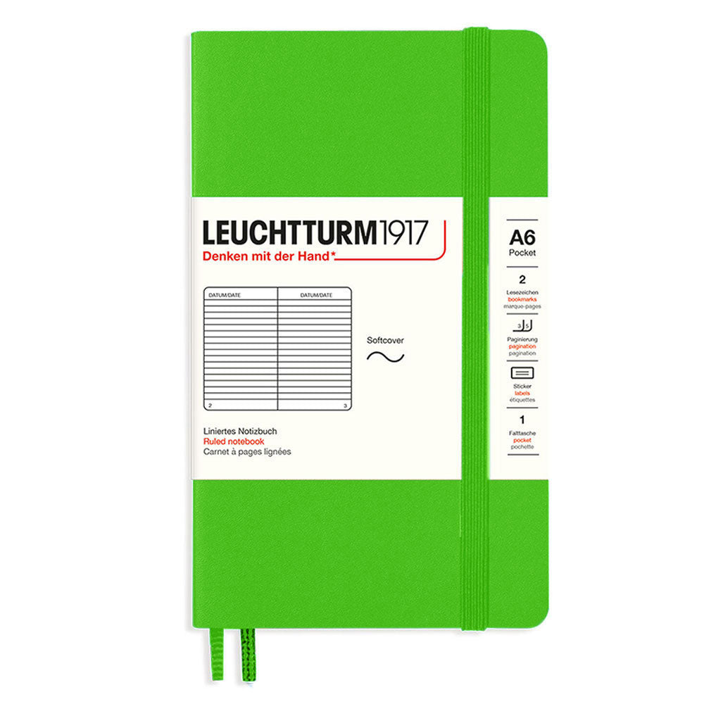 Leuchtturm Softcover styrde anteckningsbok A6