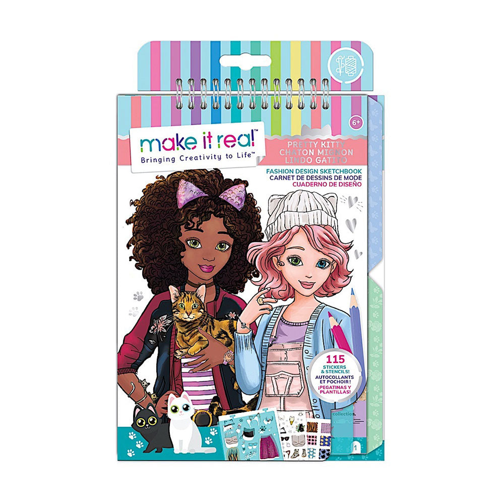 Machen Sie es zu einem echten Modedesign-Skizzenbuch