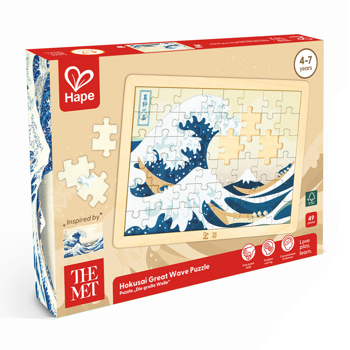 Hape Famous Art Puzzle 49pcs