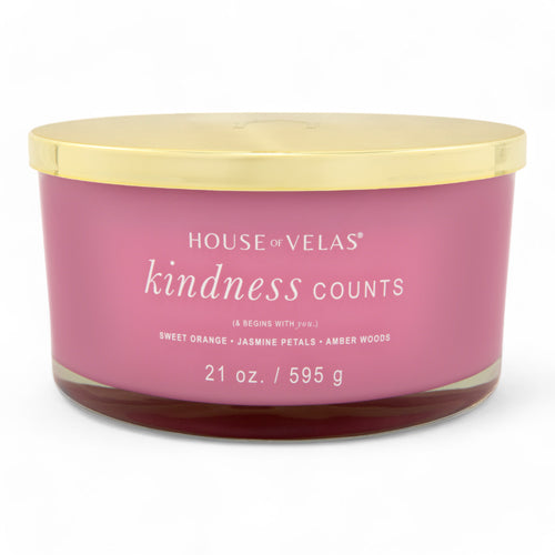 Kindness Counts Burnable Sensations Candle 595g