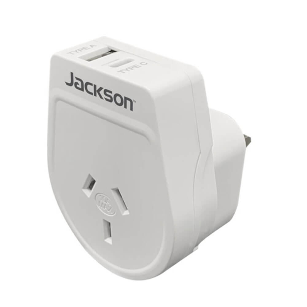 Jackson Industries Outbound USB-A & C Reiseadapter