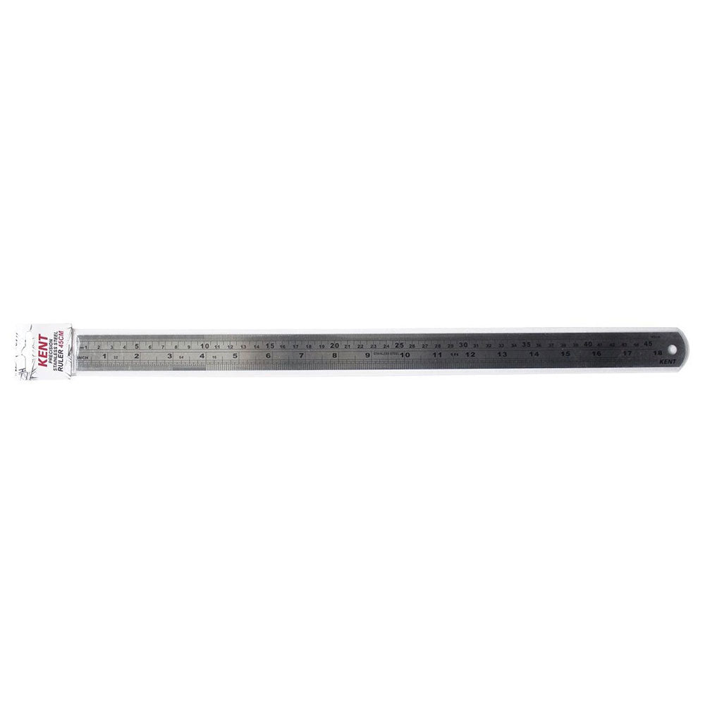 Kent Imperial and Metric Steel Ruler