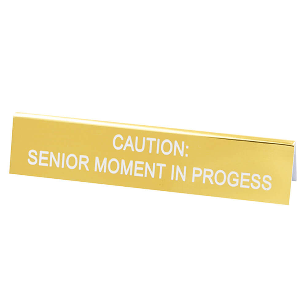 „Say What“-Schreibtischschild, mittelgroß