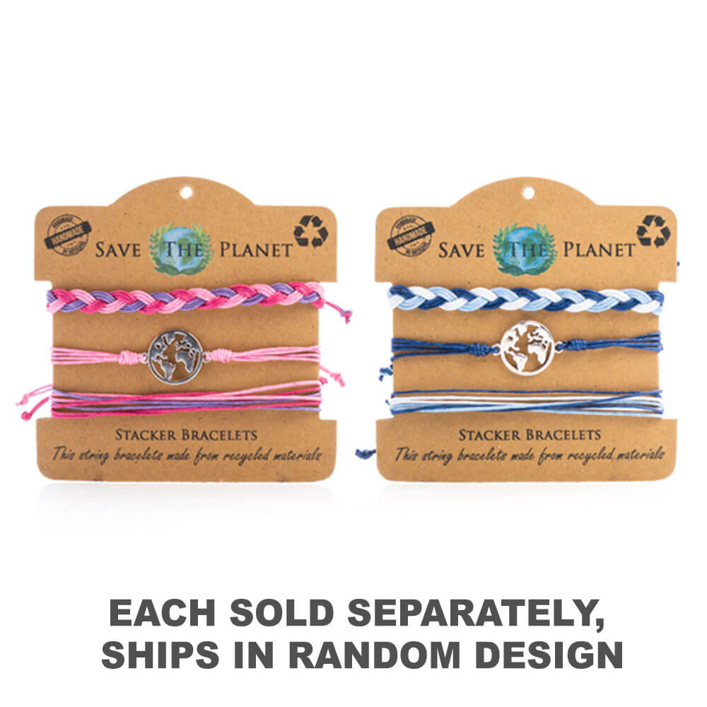 Handgefertigtes Stacker-Armband (3er-Set)