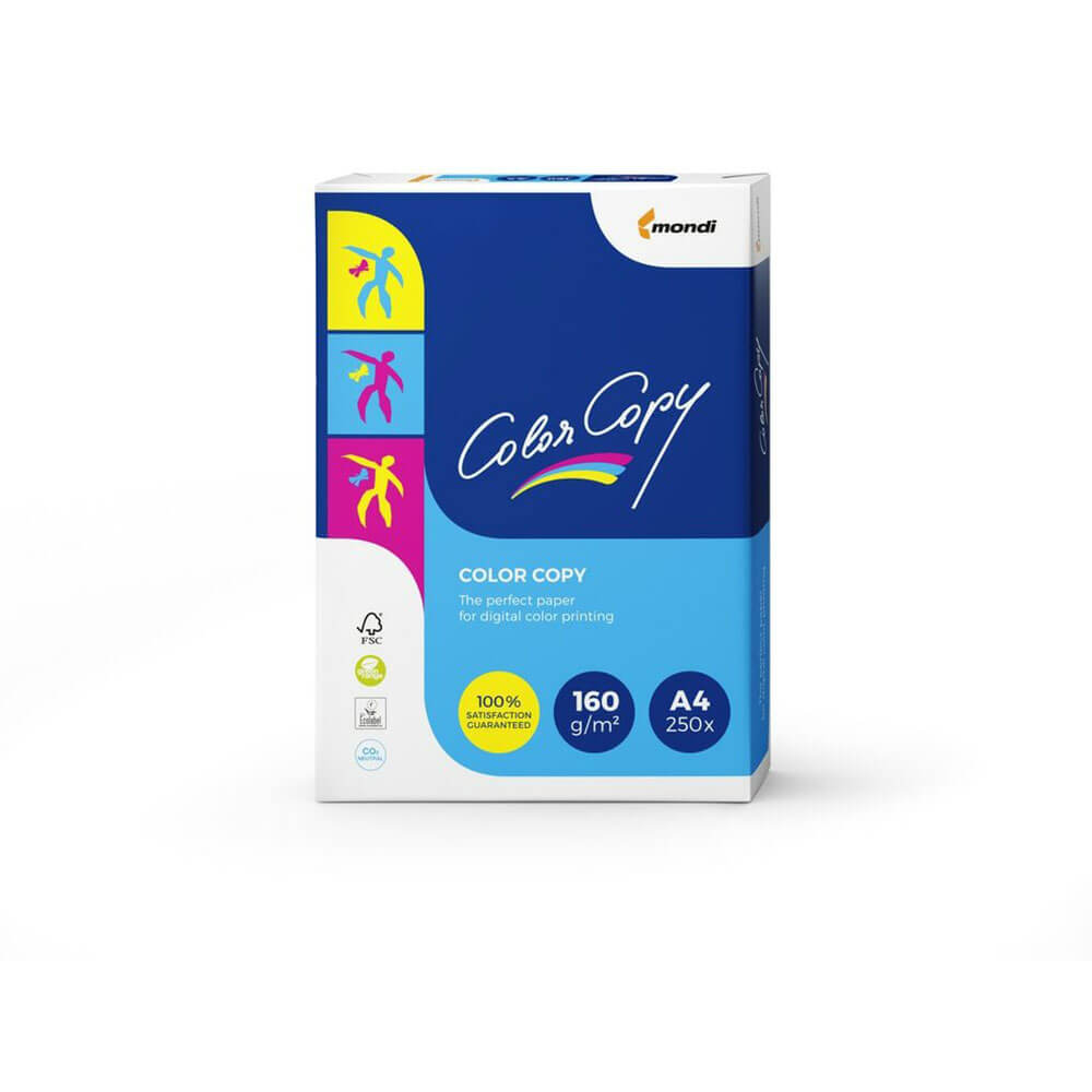 Farbkopierpapier weiß, 250 Stück, A4