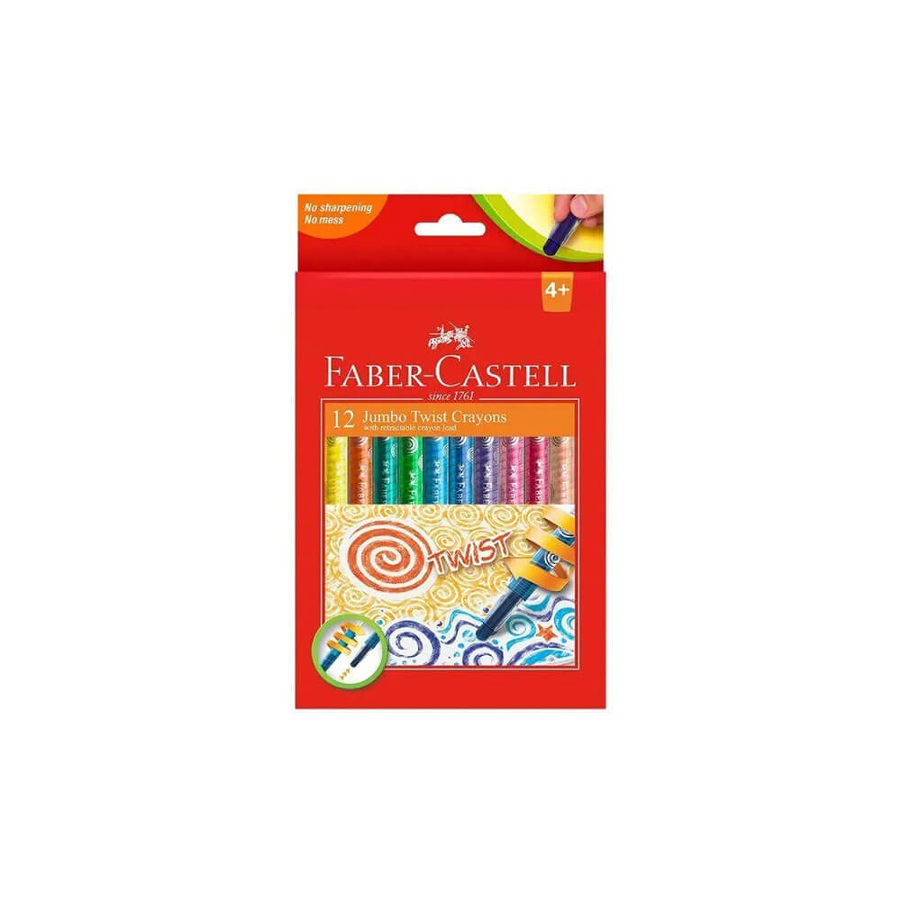 Faber-Castell Twistable Crayons 12pk(各種)