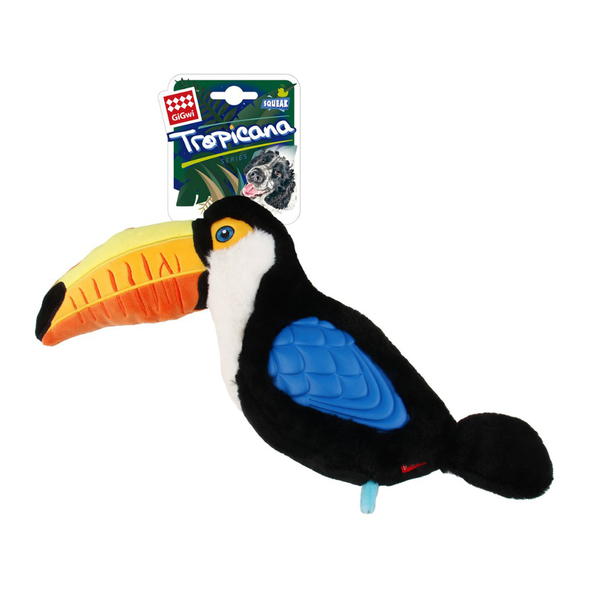 Gigwi Tropicana Toucan Dog Toy