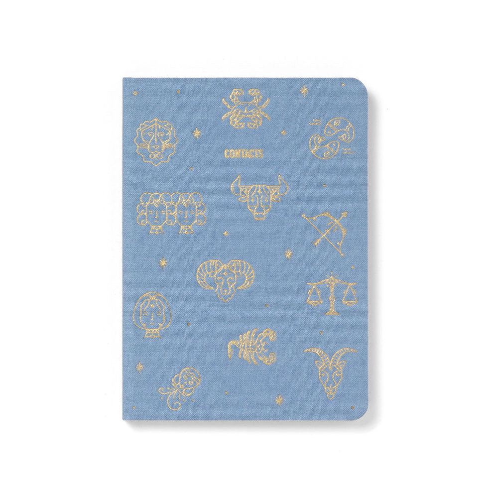 Letts 2024 Zodiac A6 Address Book (Sky)