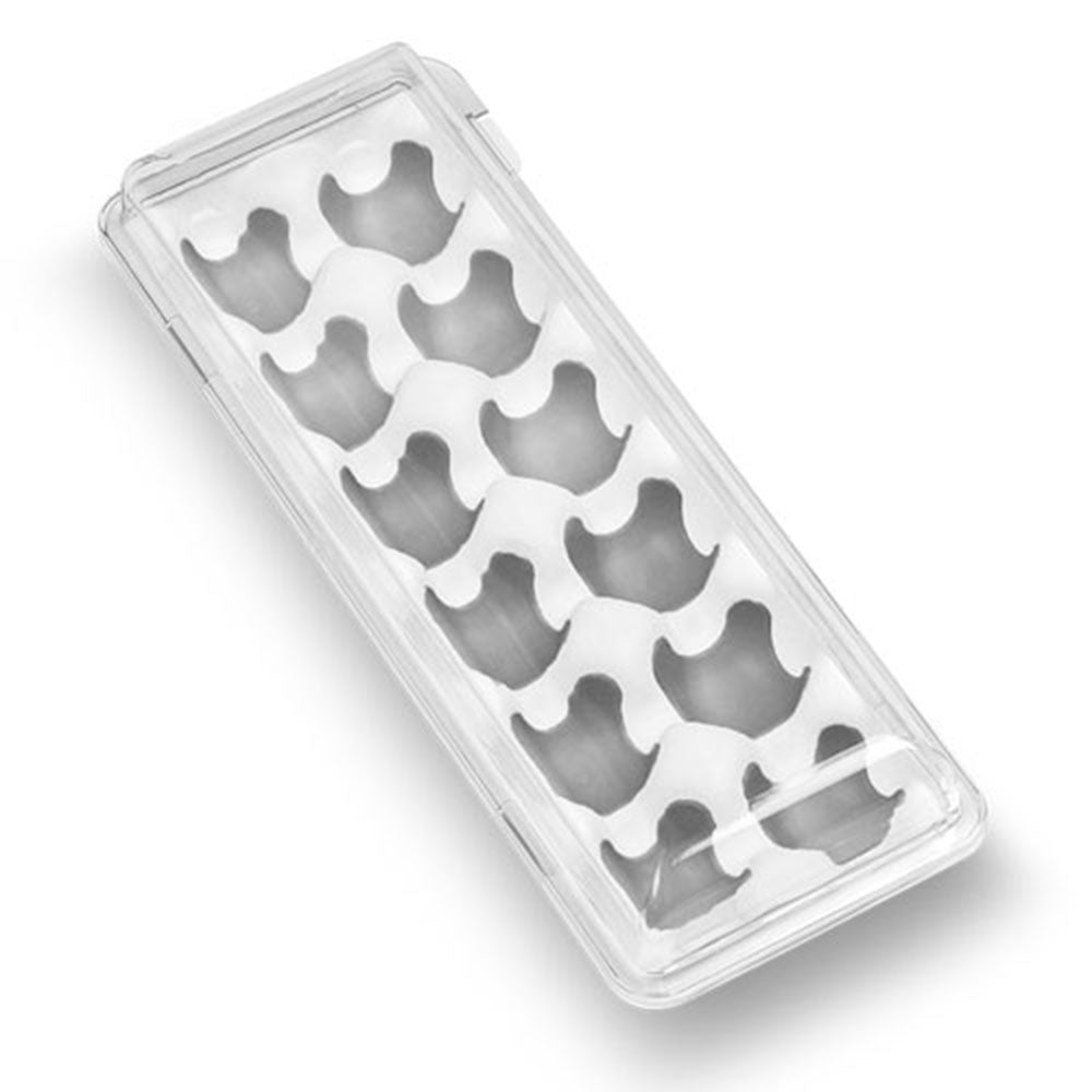 Madesmart ægholder med snap-on låg