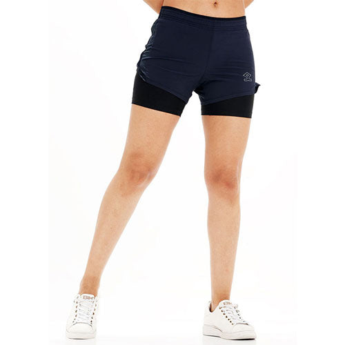 Shrey Womens Pro Double Layer Shorts (Extra Small)