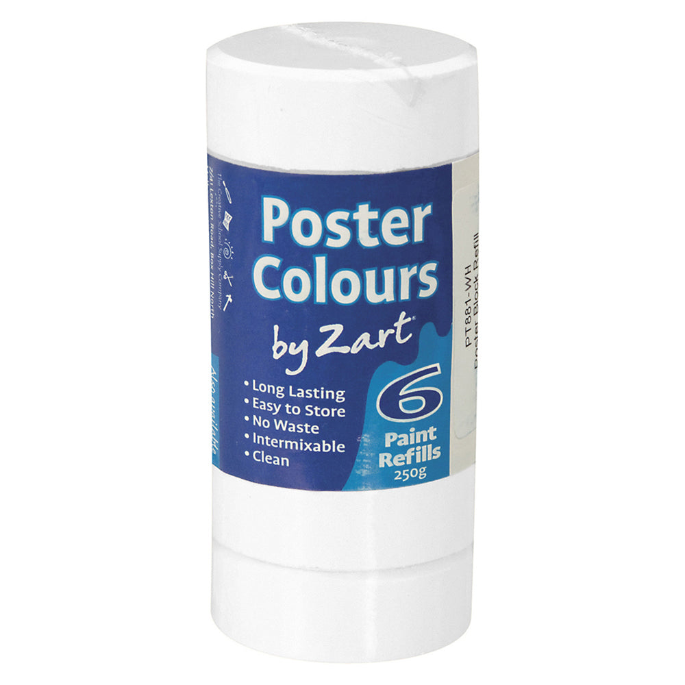 Zart Poster Colours Refill 6pcs