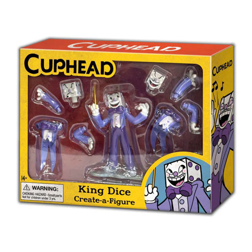 Cuphead King Dice Create-A-Figure 4" Mini Figure