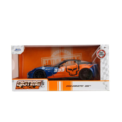 Big Time Muscle 2006 Chevy Corvette Z06 1:24 Scale Vehicle