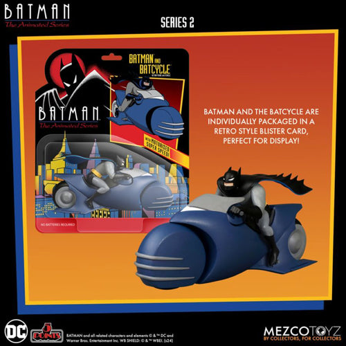 Batman: The Animated Series 2 Batman & Batcycle 5 Points Set
