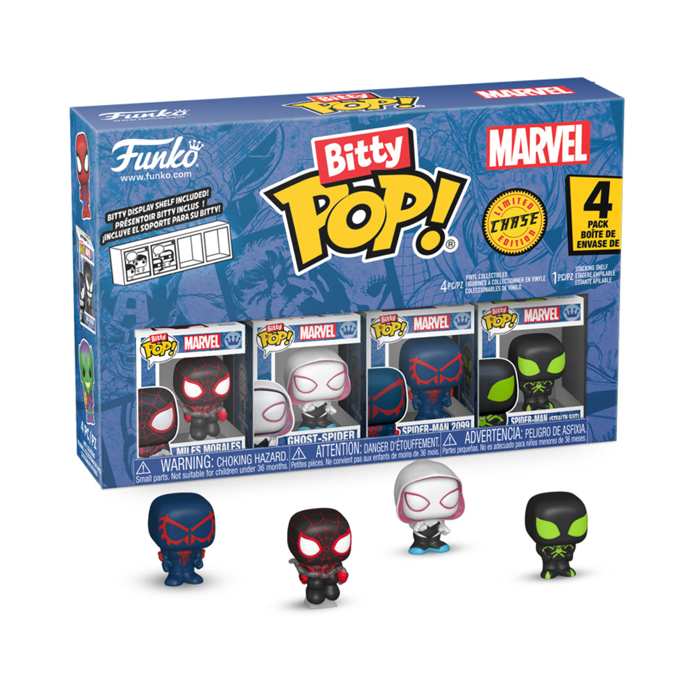 Spider-Man Miles Morales Bitty Pop! 4-Pack
