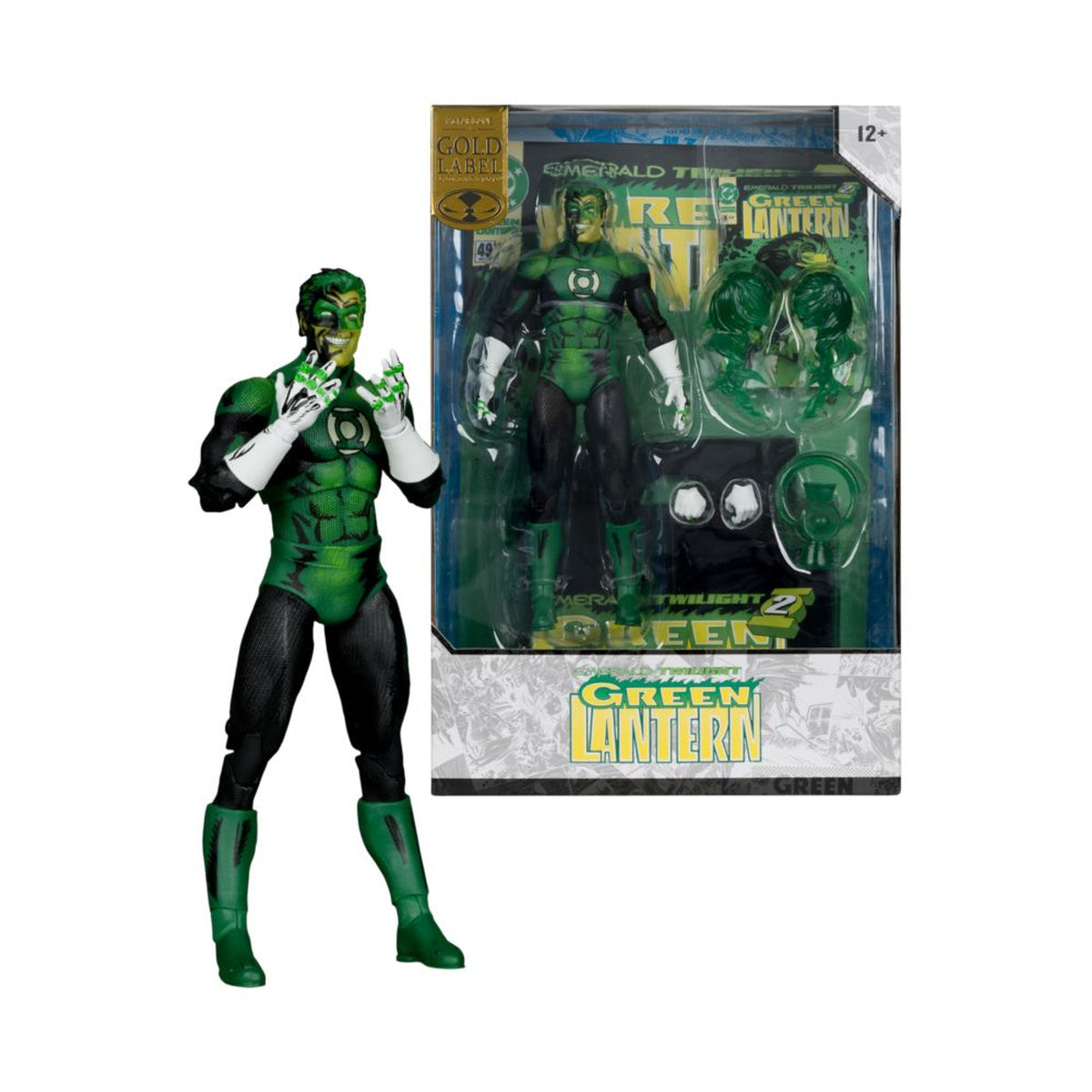 Green Lantern Emerald Twilight Gold Label 7" Cover Figure