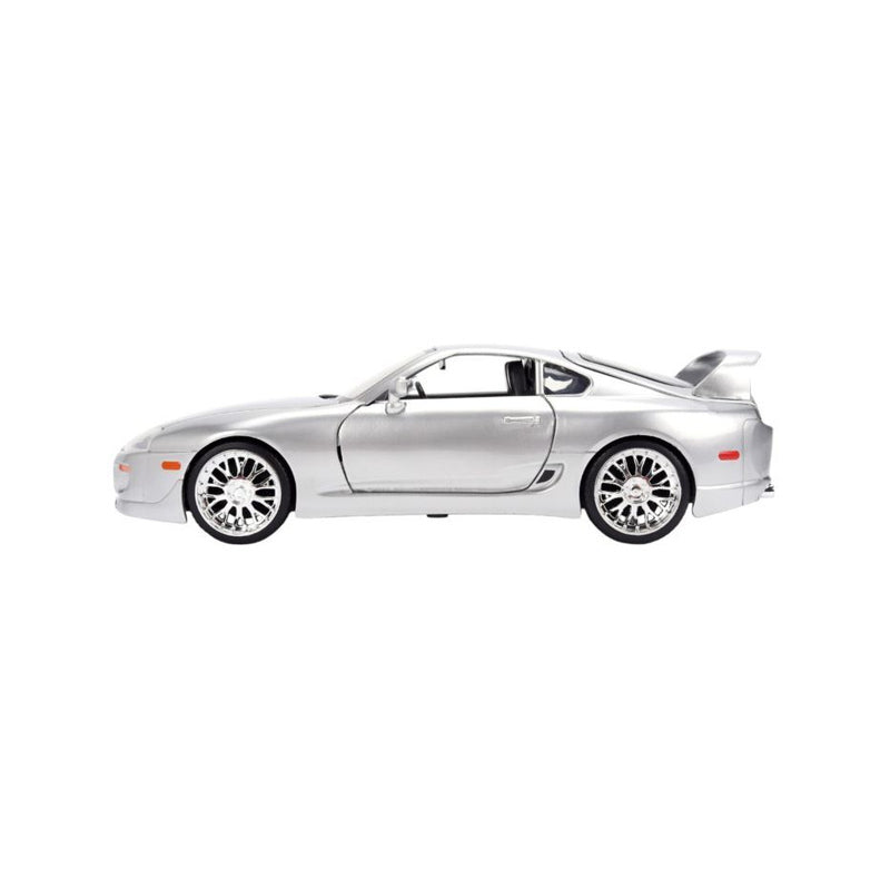 JDM Tuners 1995 Toyota Supra Silver 1:24 Diecast Vehicle