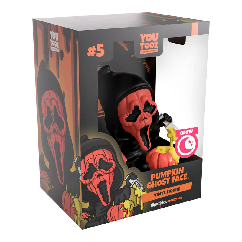 Ghost Face Glow In The Dark Pumpkin Mask Ghost Face Vinyl