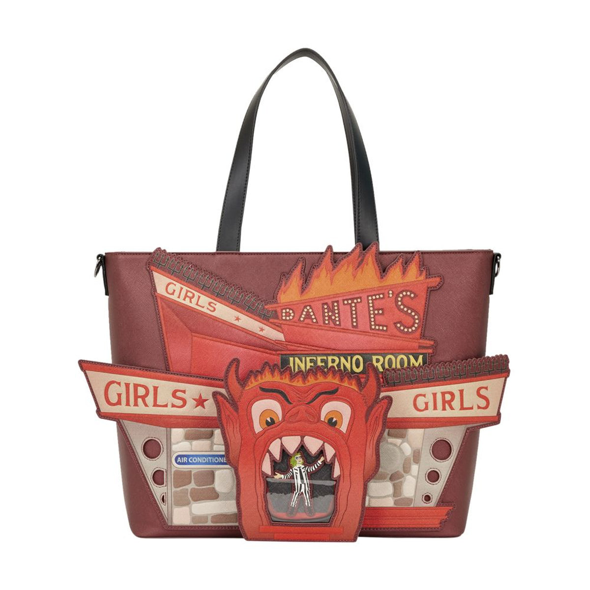 Beetlejuice Inferno Room Tote Bag with Coin Bag
