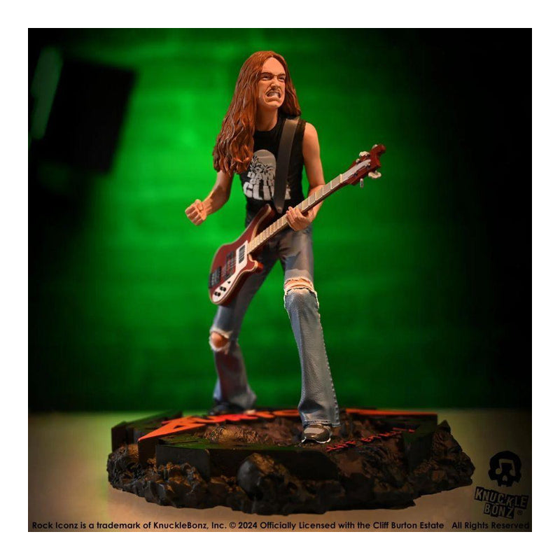 Metallica Cliff Burton 2 Rock Iconz Statue