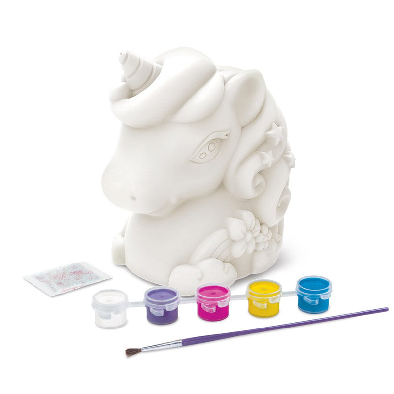 4M KidzMaker Glitter Unicorn Bank Kit